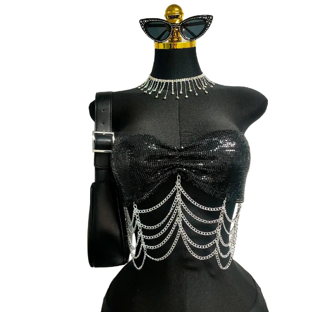 Strapless Bra Backless - AKYZO ホットセール ラインストーン セクシー サスペンダー ストラップレス