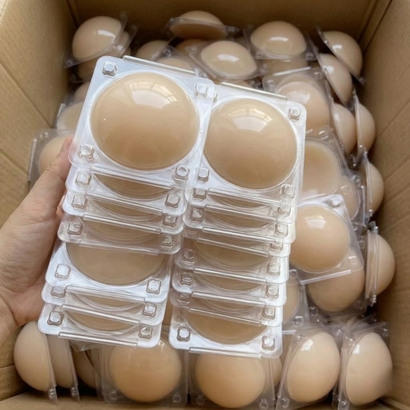 2/10 個男性用乳首カバー目に見えないシリコーン胸パッド抗 - Nipple Cover Pasties のレビューと価格