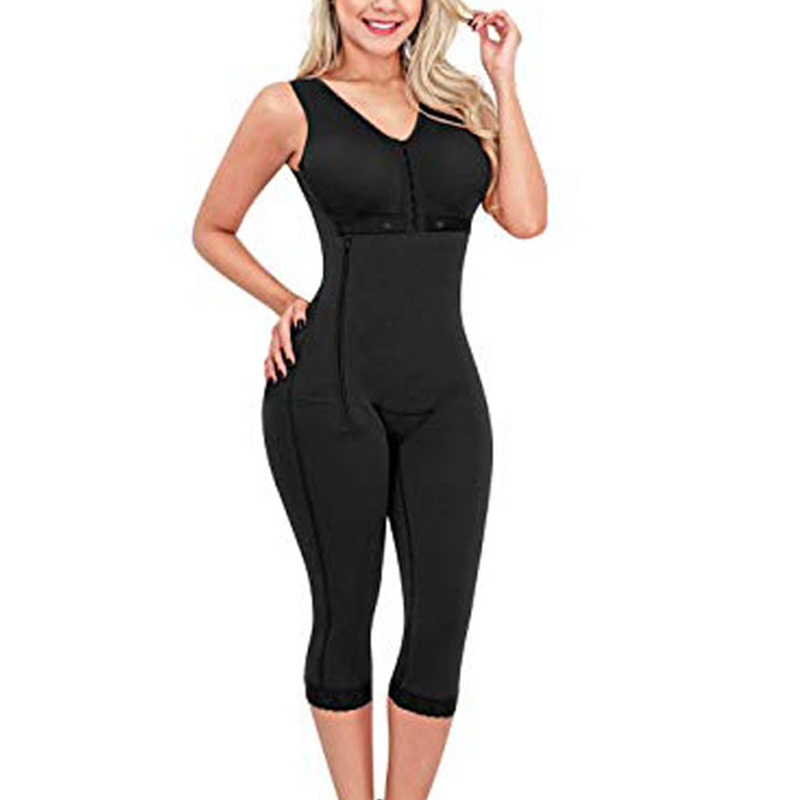 ストラップ付きの女性用フルボディシェイパー,サイドジッパーク - Shapewear Bodysuit Firm のレビューと価格