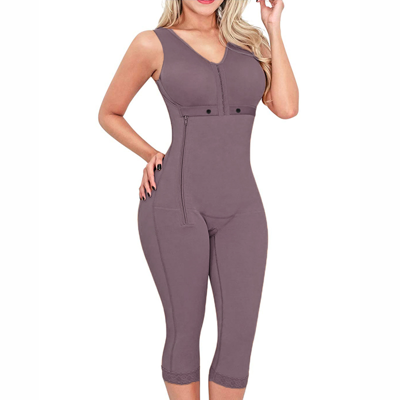 ストラップ付きの女性用フルボディシェイパー,サイドジッパーク - Shapewear Bodysuit Firm のレビューと価格